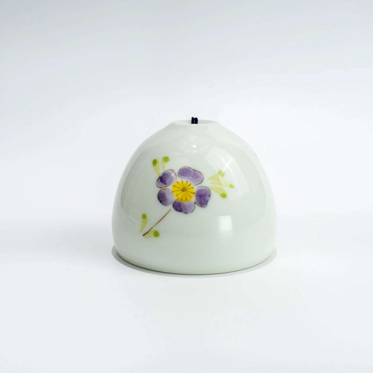 Top and underside angle of floral Arita wind chime