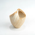 Shigaraki Hechimon Flower Vase — Handmade Stoneware Ikebana Bud Vase, 11 cm