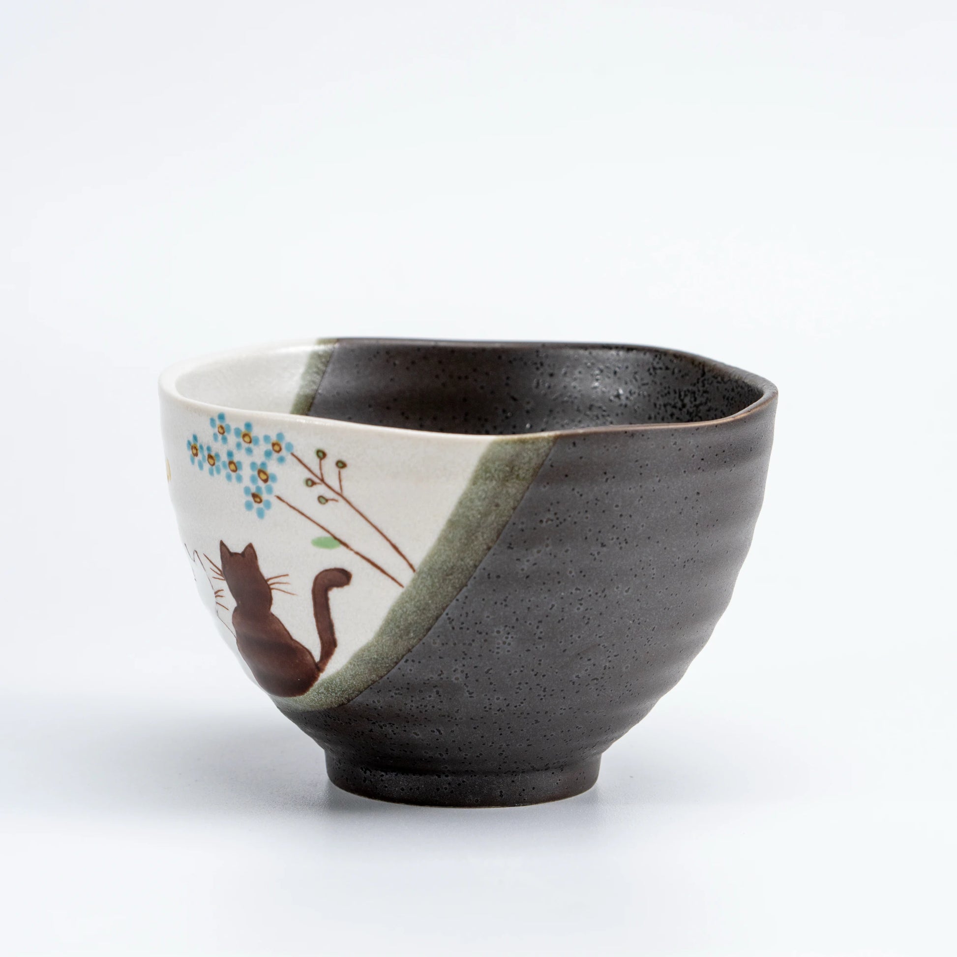 Kutani Hidamari small rice bowl in individual gift box, packaging view