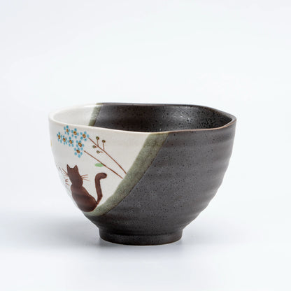 Kutani Hidamari small rice bowl in individual gift box, packaging view