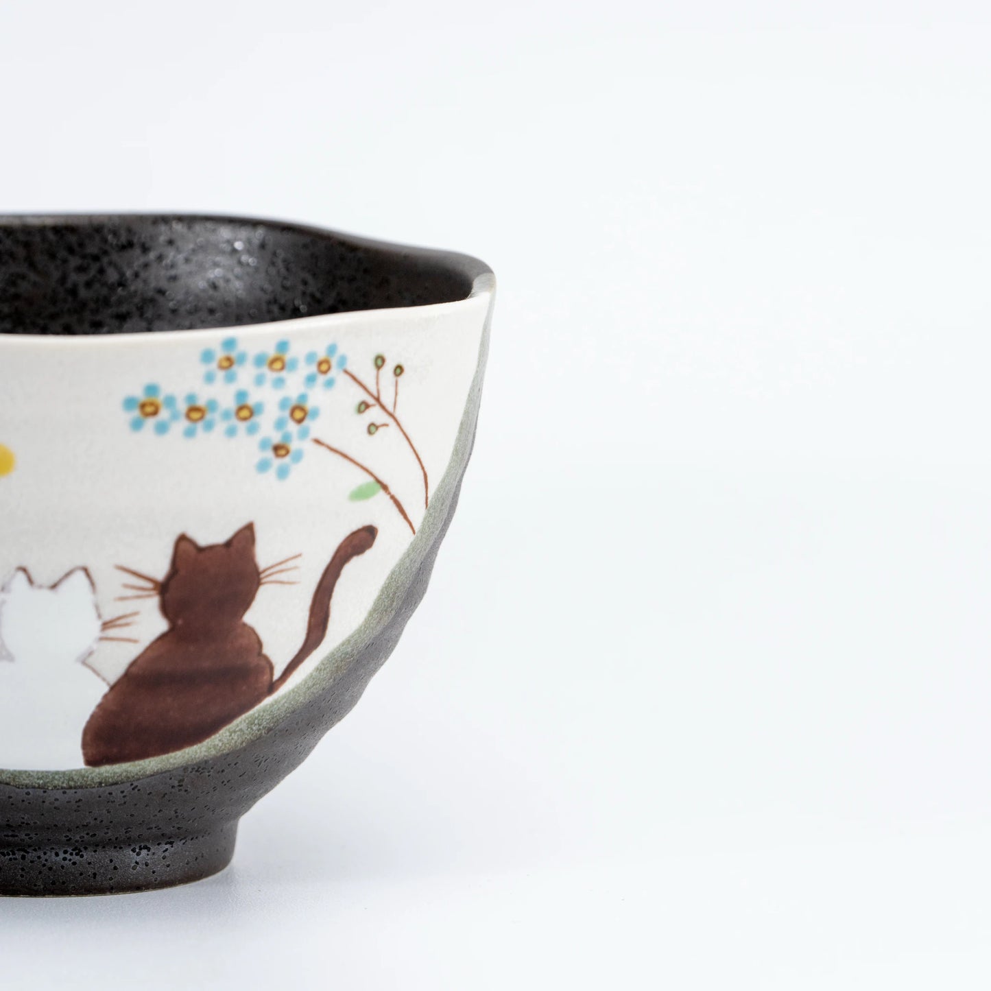 Individual gift box for Kutani Hidamari hand-painted Japanese rice bowl