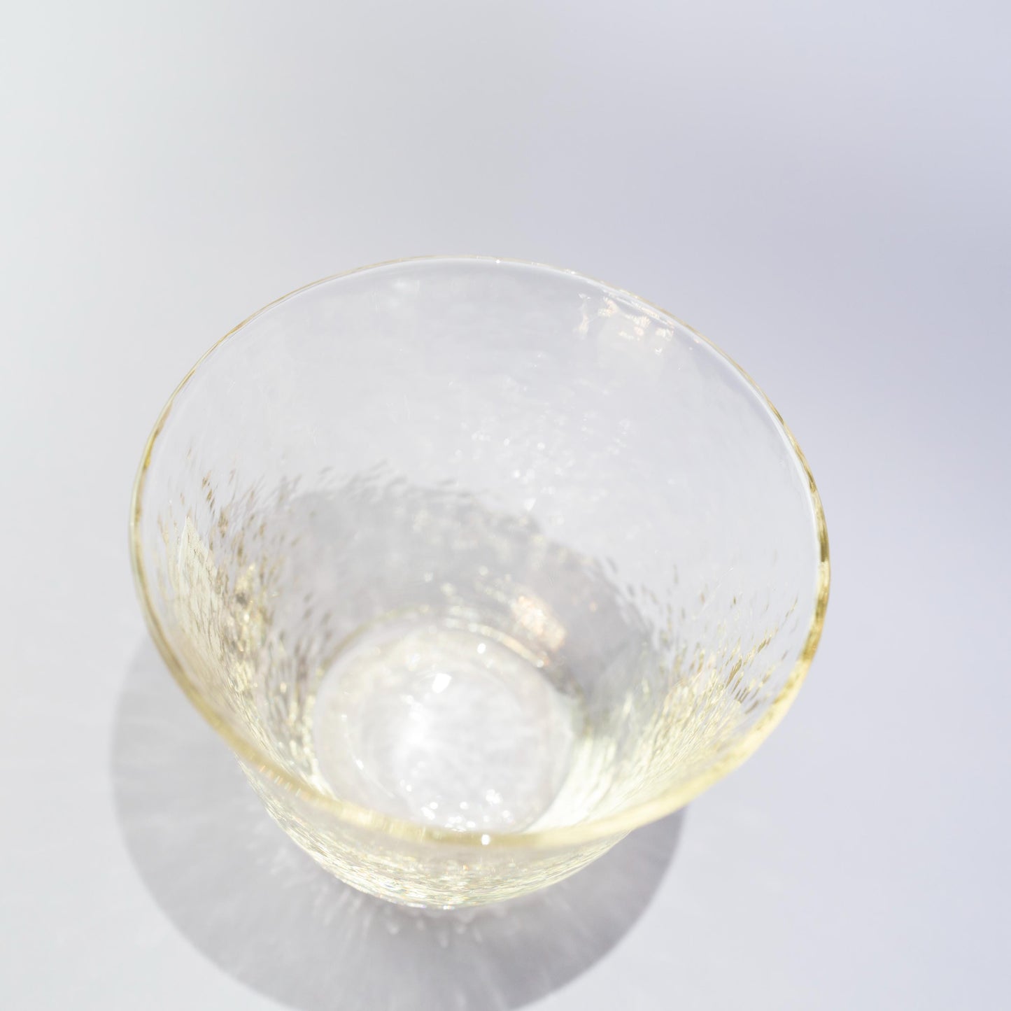 Amber sake cup from the Takasegawa series