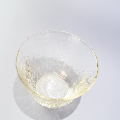 Amber sake cup from the Takasegawa series