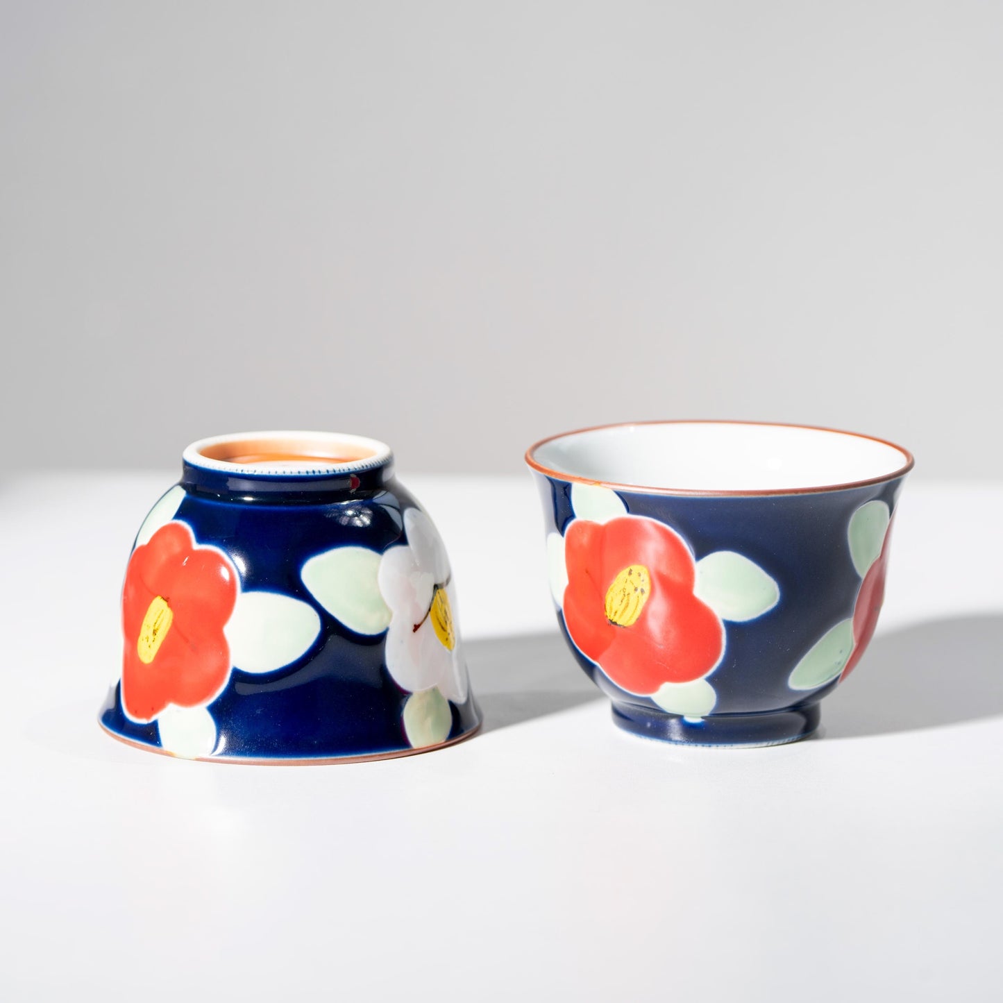Close-up of yunomi cup from the Arita tea set
