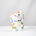 Maneki-neko Kutani à deux pattes levées
