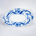 Arita Pine, Bamboo & Plum Oval Platter, 24 cm