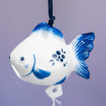 Carillon furin poisson rouge | Clochette d’été en céramique