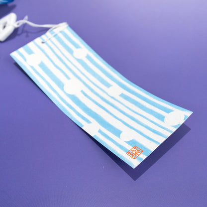 Paper strip detail from goldfish wind chime