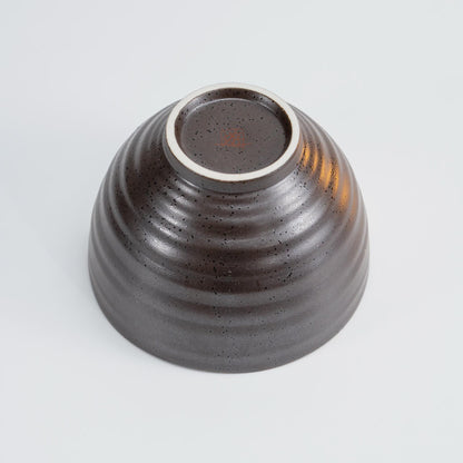 Iroe Yū Hana Kutani rice bowl, blue colourway