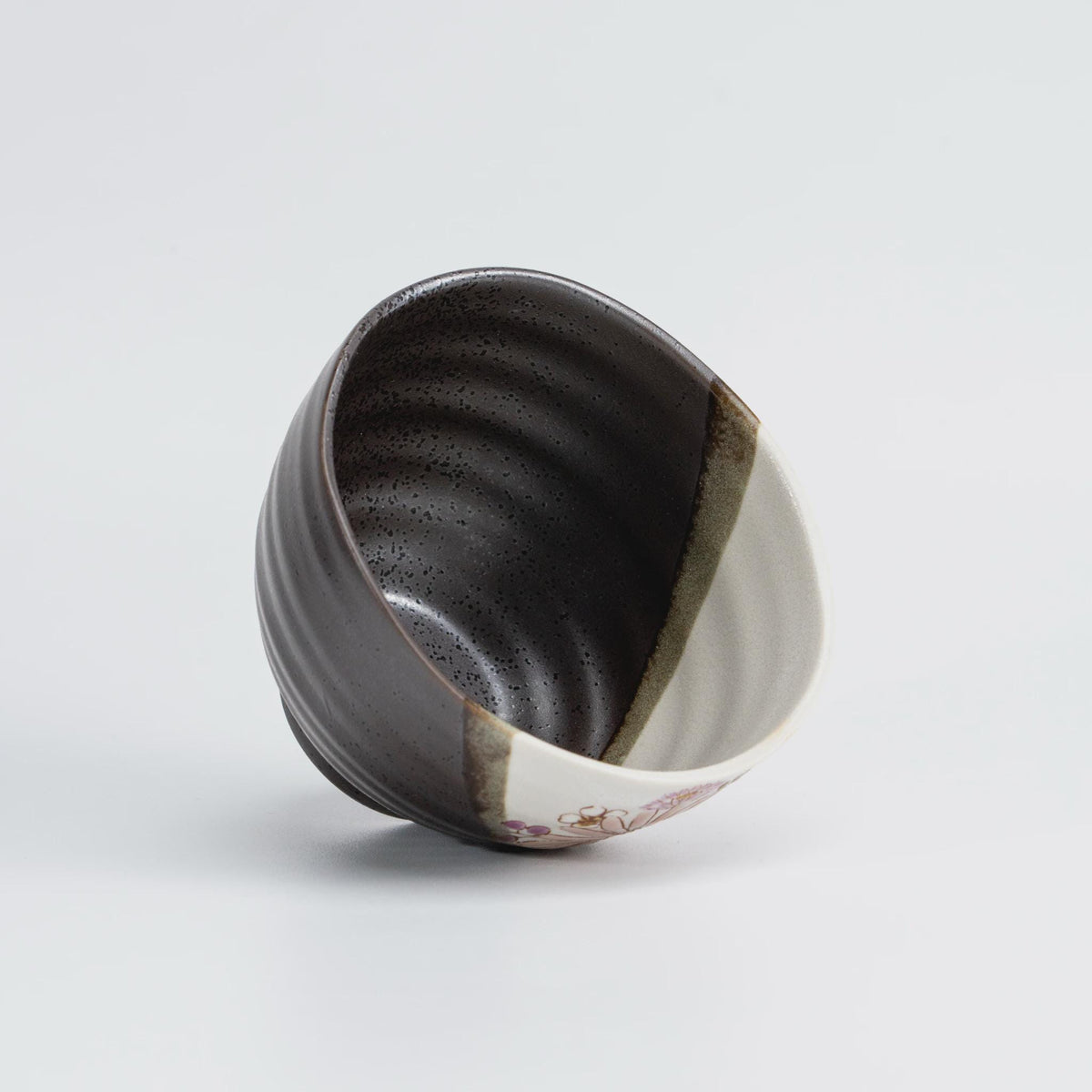 Iroe Yū Hana Kutani rice bowl, red colourway