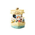 Seto Seven Lucky Cats Treasure Ship, 16.5 cm