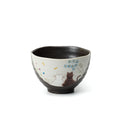 Kutani Hidamari Cat Bowl by Iroe Yū, 12 cm